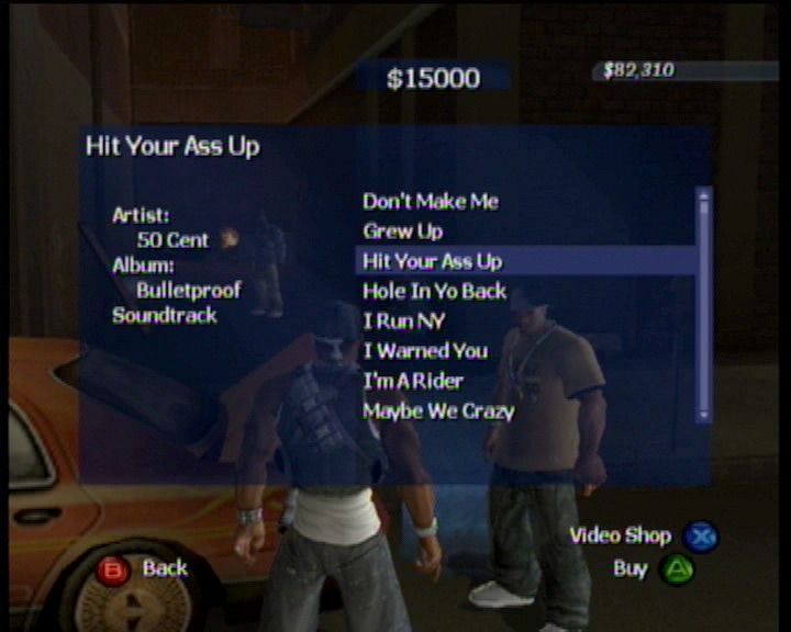 50 Cent: Bulletproof screenshot 3 for Xbox